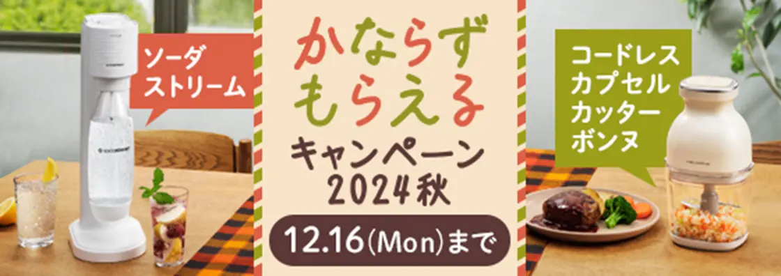 必ずもらえるキャンペーン2024秋